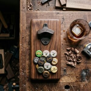 This DIY Magnetic Wall Bottle Opener Is the Ultimate Man Cave Gift (And So Easy to Make!)