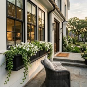 This Genius Dollar Tree Window Box Hack Will Give Your Porch Instant Curb Appeal!