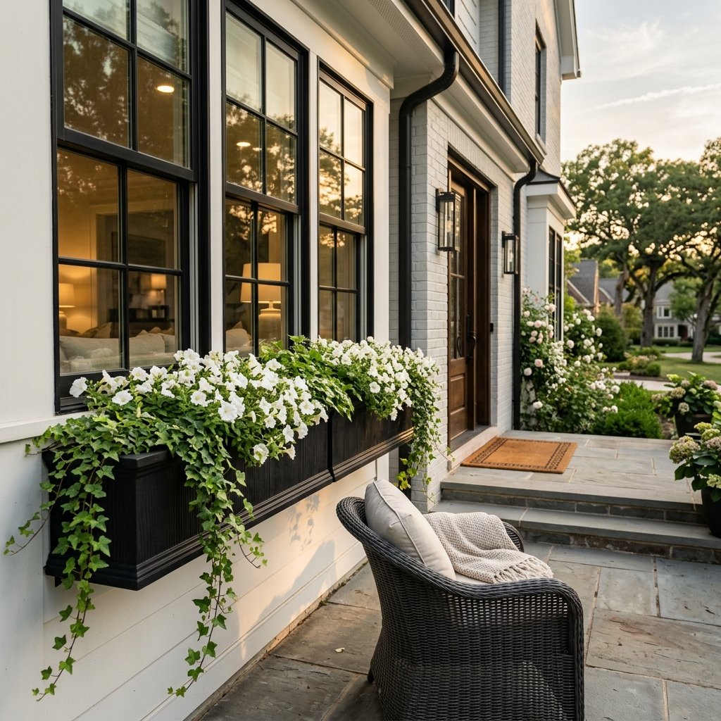 This Genius Dollar Tree Window Box Hack Will Give Your Porch Instant Curb Appeal!