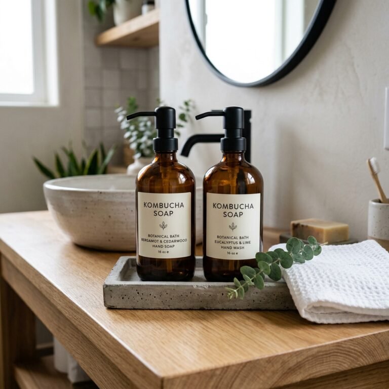 This Genius Glass Bottle Upcycle Will Instantly Make Your Bathroom Look Like a 5-Star Hotel