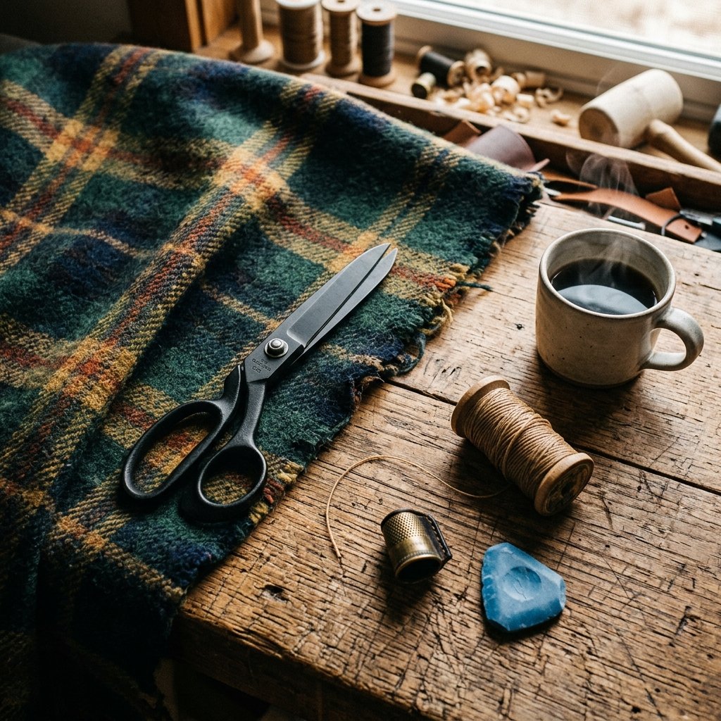 This Genius Hack Turns Thrifted Wool Blankets Into Ultra-Chic Winter Coats For Almost Zero Dollars!