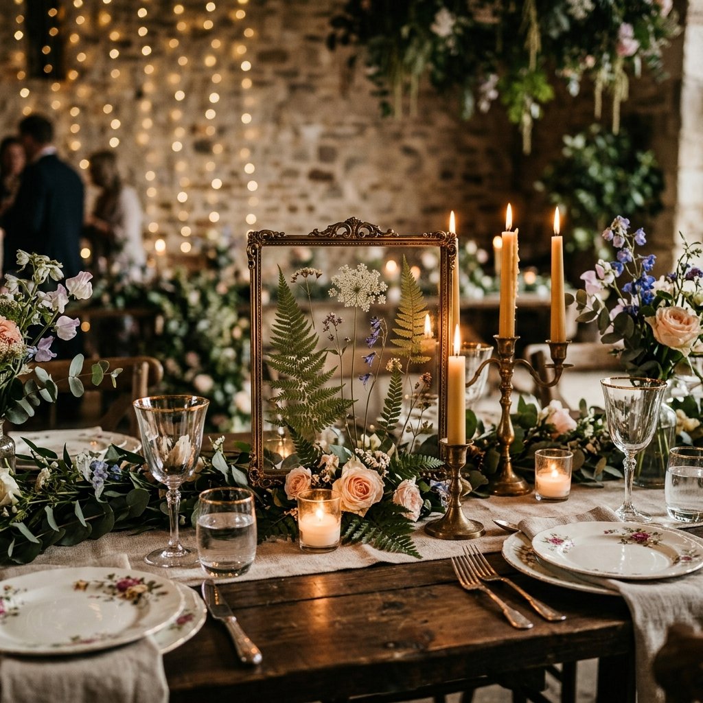This Genius Pressed Glass Botanical Frame Trick Will Save You Thousands on Wedding Flowers