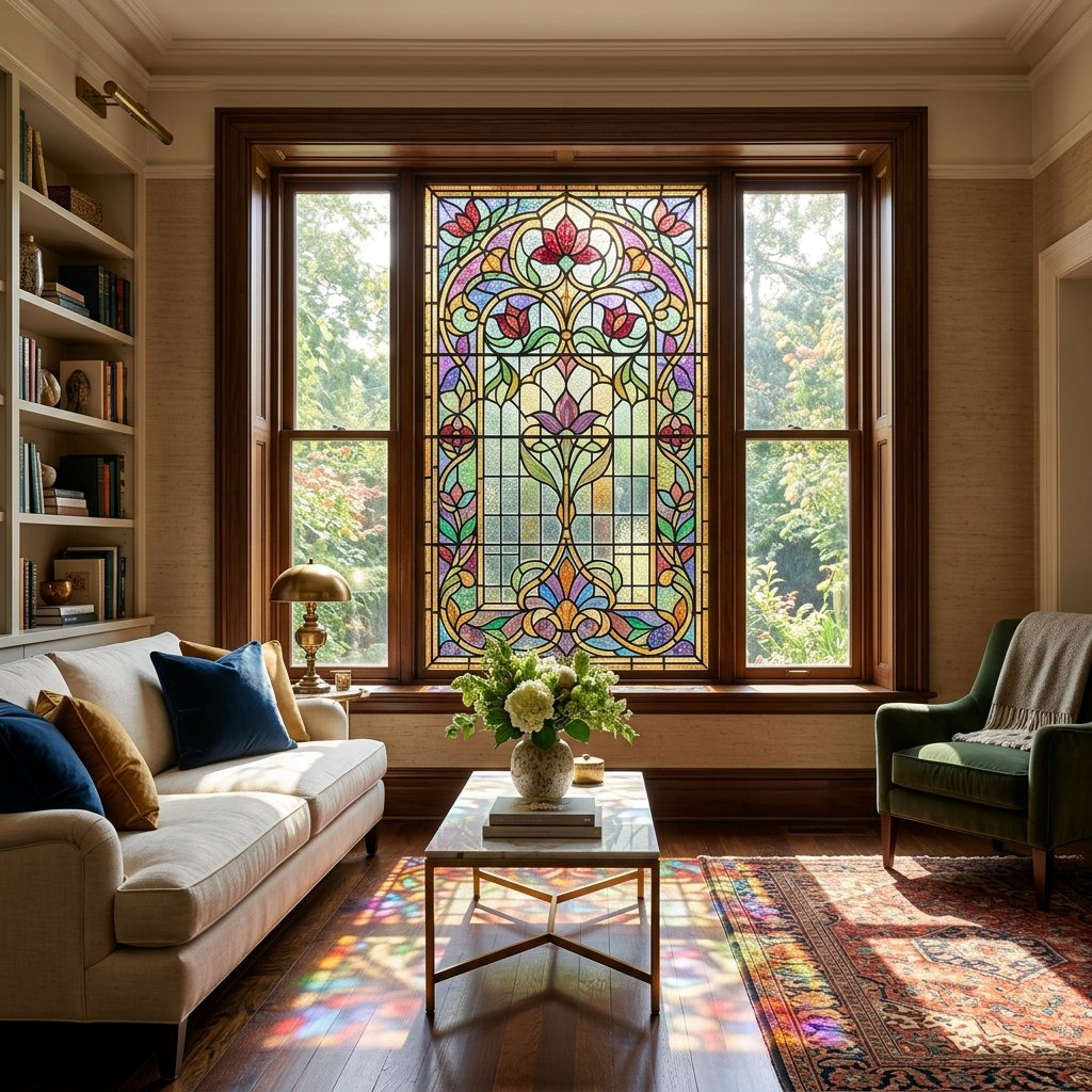 This Secret $5 Dollar Tree Hack Will Turn Your Boring Windows Into Stained Glass Masterpieces!