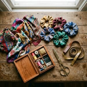 Thrift Store Goldmine: How to Upcycle Old Silk Scarves Into Luxury Hair Scrunchies