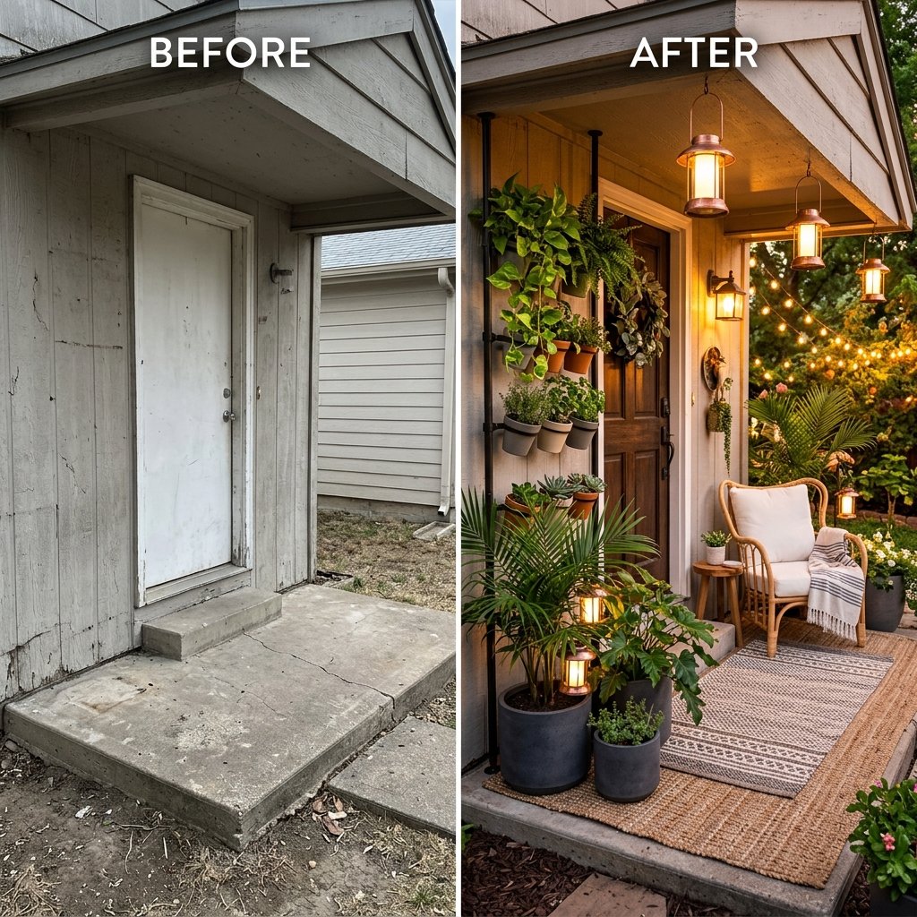 Tiny Porch? 7 Easy Styling Tricks to Make Your Small Front Porch Look Like a Luxury Resort