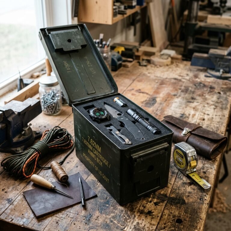 Transform a Cheap Ammo Can into the Coolest DIY Tactical Organizer for Him