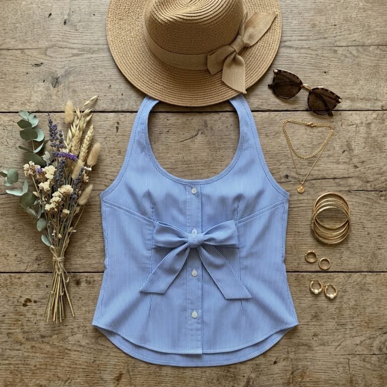 Transform Your Closet: How To Upcycle Old Shirts Into A Gorgeous Summer Halter Top!