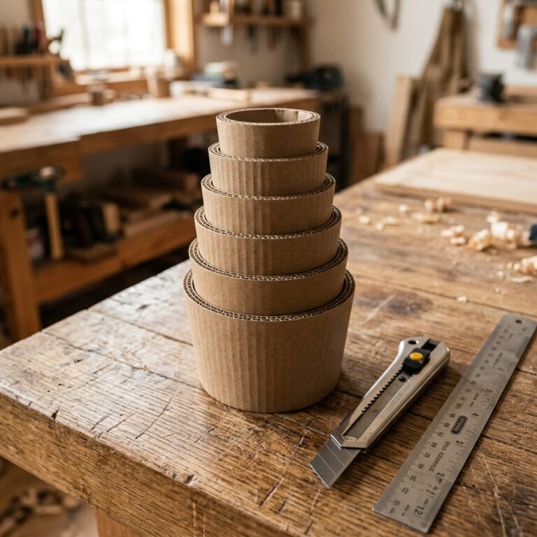 Trash to Treasure! How to Make Beautiful DIY Cardboard Nesting Cups in Under 15 Minutes