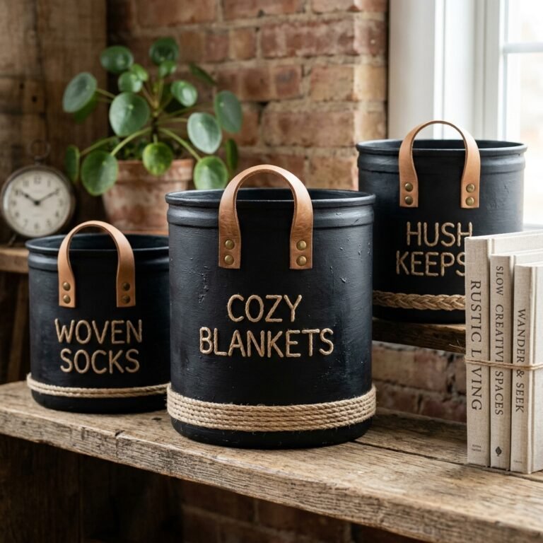 Trash to Treasure! How to Make DIY Upcycled Oatmeal Container Storage Bins That Look High End
