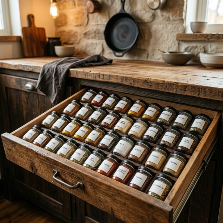 Turn Old Baby Food Jars Into a High-End Uniform Spice Rack for Absolutely Free!