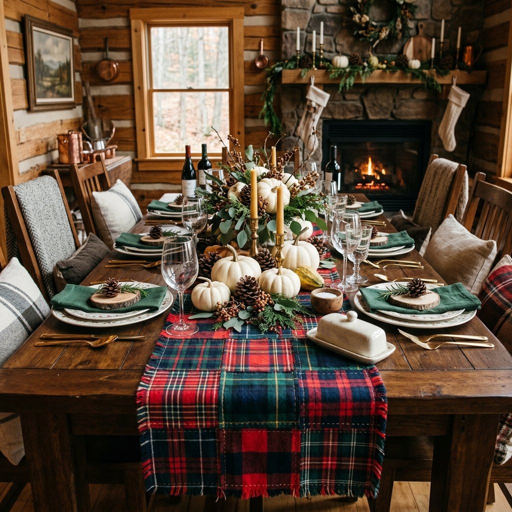 Turn Trash to Treasure! Cozy DIY Upcycled Flannel Shirt Table Runner for Your Thanksgiving Feast