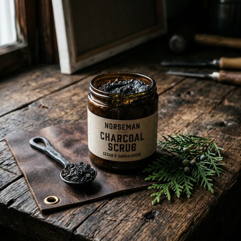 Upgrade His Skincare! Easy DIY Charcoal Face Scrub Recipe for Men