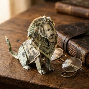 Viral Gift Idea! How to Fold a Money Origami Lion Step by Step
