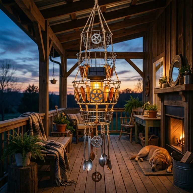Whispering Breeze: How to Build DIY Dollar Tree Solar Wind Chimes for Your Porch