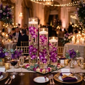 Why Brides Are Obsessed With These $5 Floating Orchid Centerpieces
