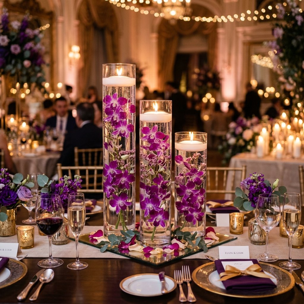 Why Brides Are Obsessed With These $5 Floating Orchid Centerpieces