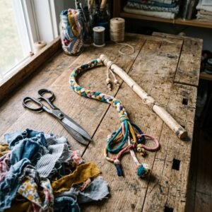 Your Cat Will Go Crazy For This DIY T-Shirt Yarn Toy Wand (Made in Seconds!)