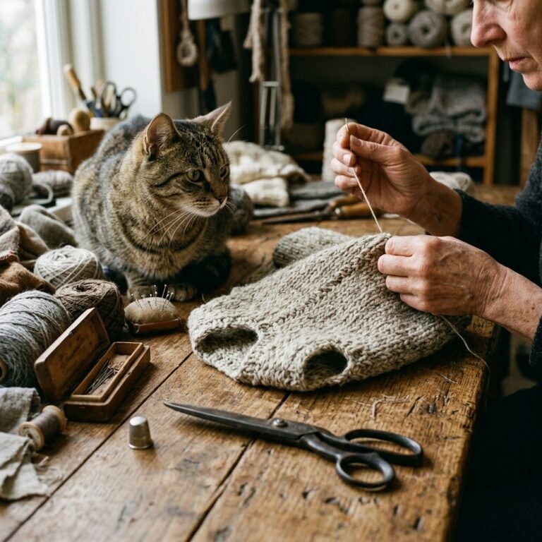 Your Cat Will Thank You! How to Turn an Old Sweater Sleeve Into a Cozy DIY Cat Sweater