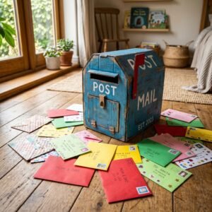 Your Kids Will Play for Hours With This DIY Cardboard Mailbox for Toddlers (Made From Trash!)