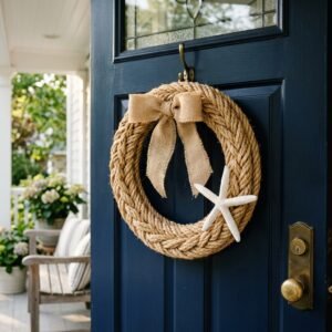 Your Neighbors Will Copy This! Simple DIY Dollar Tree Nautical Rope Wreath For Your Front Door