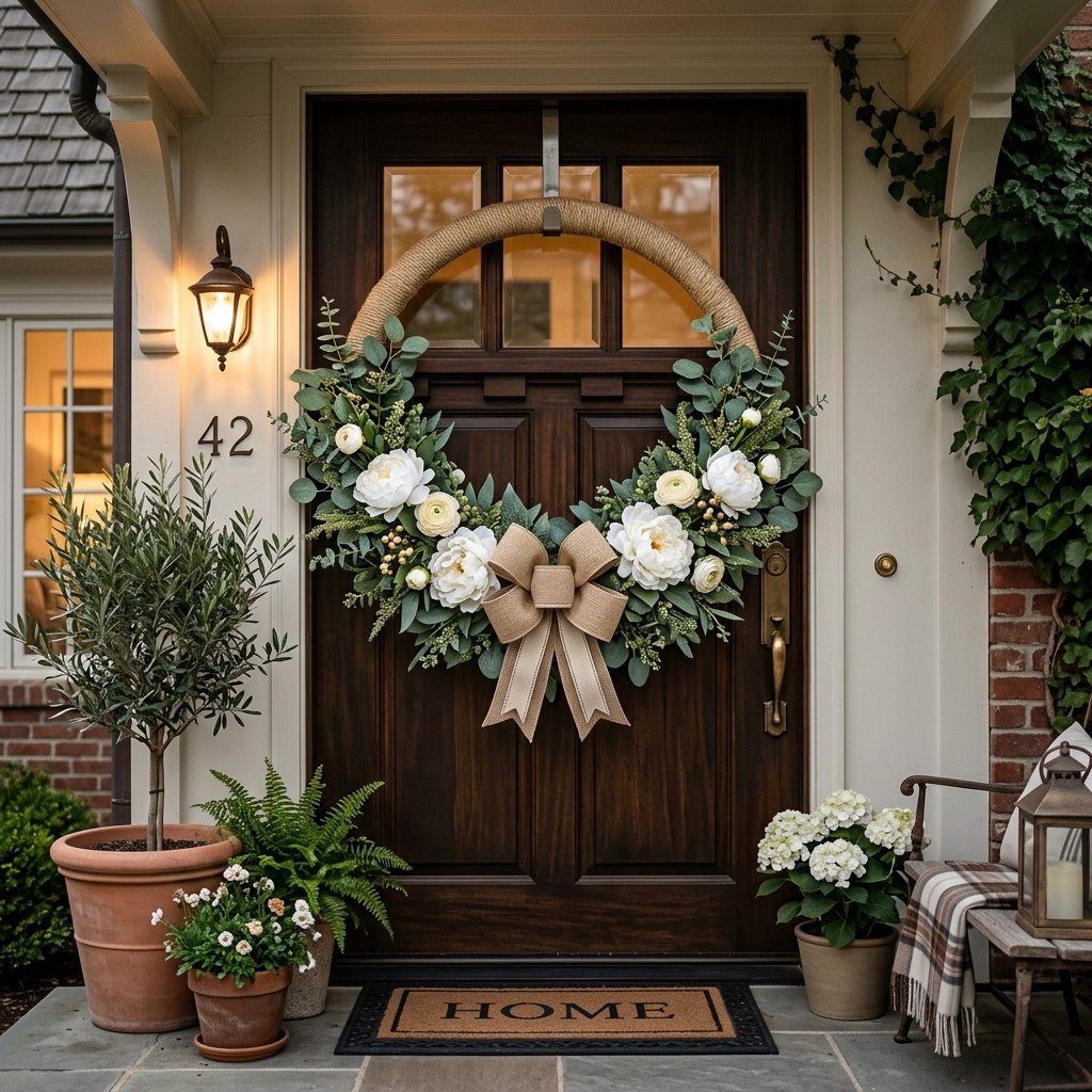 Your Neighbors Will Think You Spent $100 on This Dollar Tree Hula Hoop Wreath