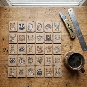 Zero Waste Preschool Fun! DIY Cardboard Animal Matching Game for Preschoolers
